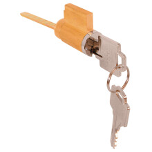 Prime-Line E 2000 Zylinderschloss, 1-7/8 Zoll Saitenhalter, passend f   r Weiser Kwikset und Weslock (Einzelpackung), Bronze