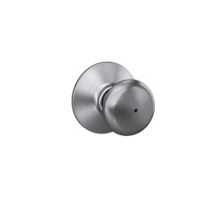 Schlage F40 PLY 626 Maçaneta Plymouth, Fecho Privado para Casa de Banho, Cromo Fosco