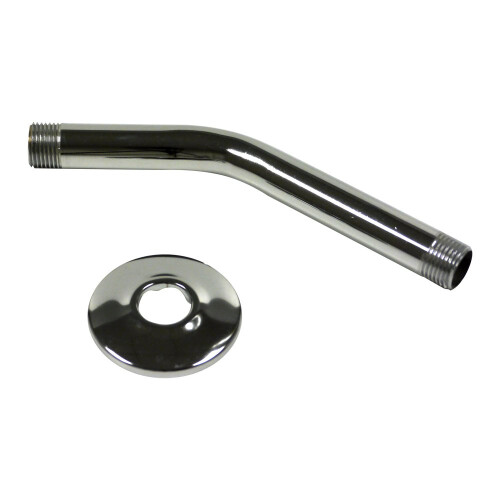 Plumb Pak, Acabamento Cromado PP825-11 Braço de Chuveiro 1/2 polegada por 8 polegadas