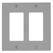 Leviton 80409-NGY 2-Gang Decora/GFCI Mural, Tamanho Padrão, Cinza