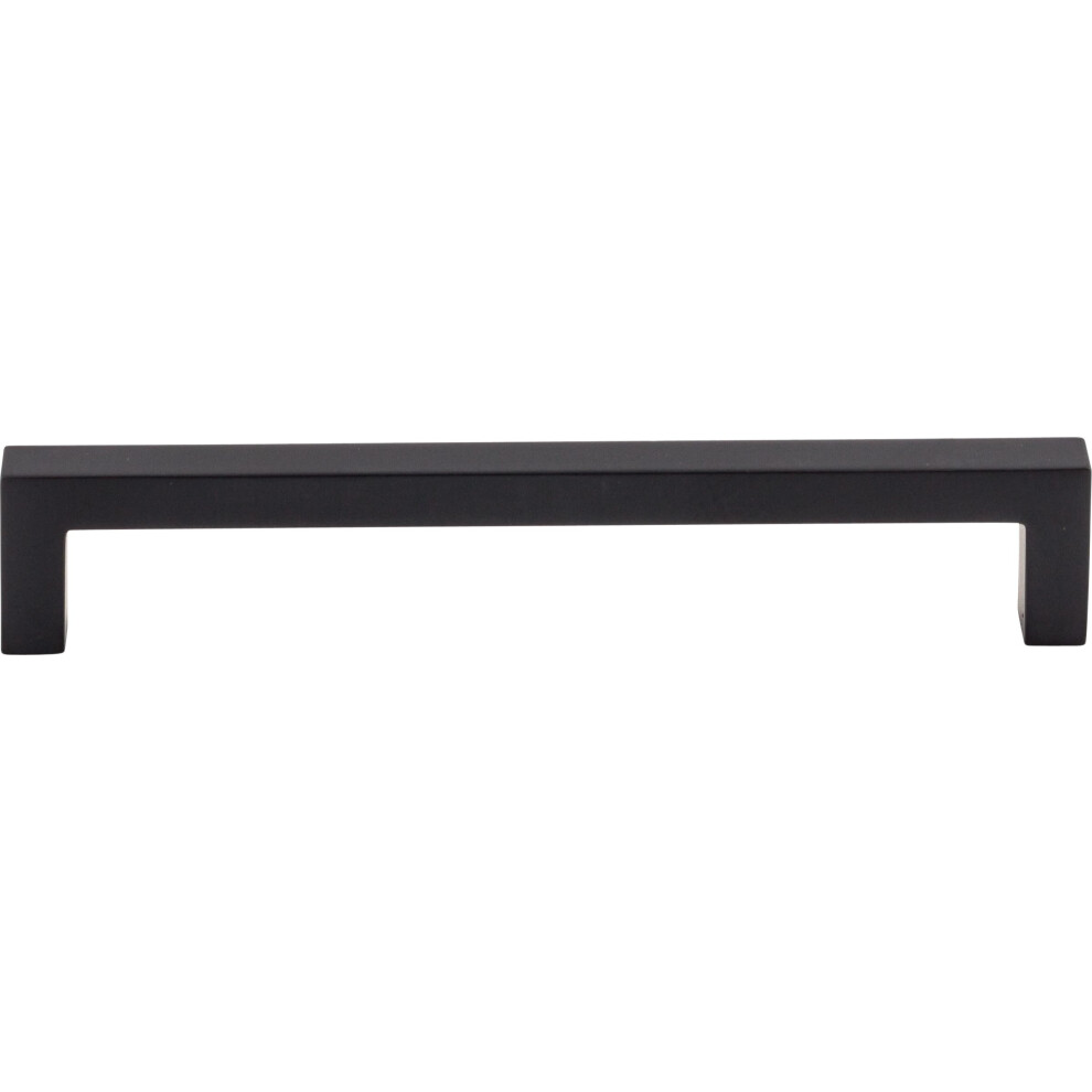Top Knobs M1156 Nouveau III Collection 6-5/16"""" Square Bar Pull  Flat Black-image-OPC-PGC2YK6-NEW