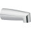 Moen 3828 badkuipuitloop zonder omstelling, 7 inch chroom 1