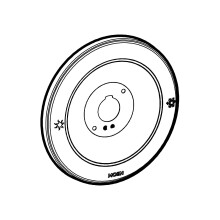 Moen 97577 Monticello Escutcheon til Moentrol Bruseventil Krom