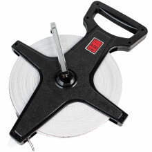 Champion Sports Massband mit offener Rolle, 100 Meter, mit Handkurbel mit Metallspitze Offenes Massband fur Leichtathletik, Weitsprung Robuste