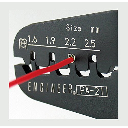 ENGINEER PA-21 Engineer Precision Crimping Pliers  Crimping Tool  Open Barrel  Long Barrel Terminal 1