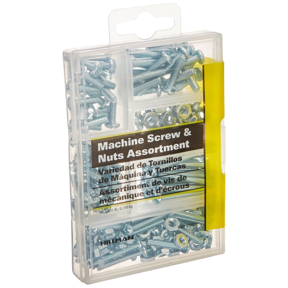 The Hillman Group 130205 Kit Machine Screws/Nuts 008236797060