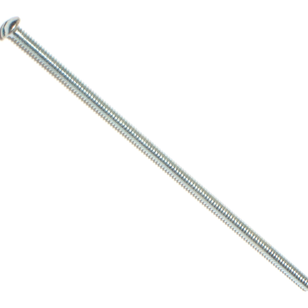 Hard-To-Find Fastener Slotted Round Machine Screws 6-32 X 4 Piece-15 Zinc 014973315221