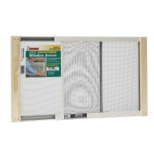 Frost King AWS1025 Tela de Janela Ajustável, 10" de altura, encaixa 15 - 25" de largura
