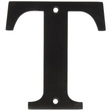 Deltana Residential Buchstabe T,    lgeriebene Bronze, 4 Messing (RL4T-10B)