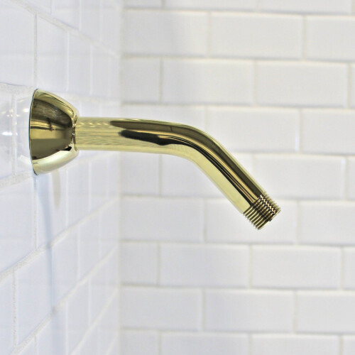 Braço e Flange de Chuveiro Speakman S-2500-PB em Latão Polido, 7 polegadas 2