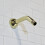 Braço e Flange de Chuveiro Speakman S-2500-PB em Latão Polido, 7 polegadas 2