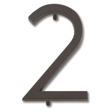 Atlas Homewares AVN2-O Número da Casa Avalon Moderno, Dois, Bronze Envelhecido
