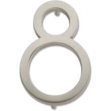 Atlas Homewares AVN8-BRN Número da Casa Moderno Avalon, Oito, Níquel Escovado