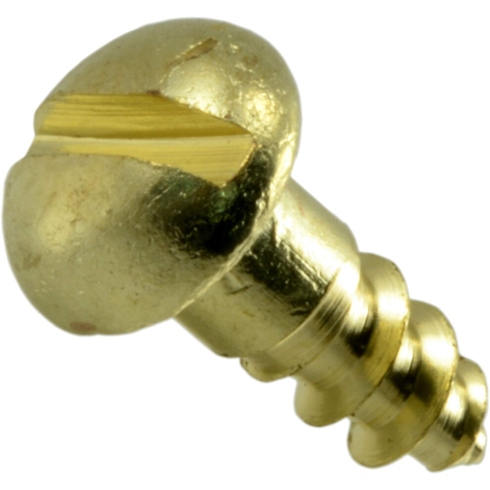 Hard-To-Find Fastener Slotted Round Wood Screws 6 X 3/8 Piece-50 014973131845