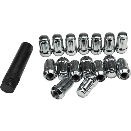 ITP m?trikker - 12 mm splinet tilspidset med n?gle - Krom ALUG20BX (1)