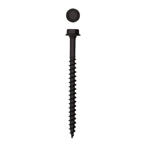 Spax Spax 5/16 """" ""x 4"" ""Extrieur Hex Hex Structural Wood Lags vis Powerlags Hex (50 Ea) Bit inclus Rust Rust Rust Rust