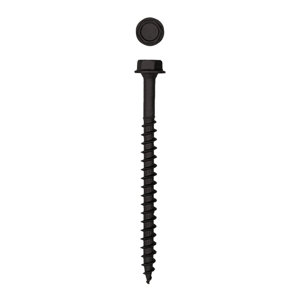 SPAX 5/16"""" x 4"""" Exterior Hex Head Structural Wood Lag Screws Powerlags Hex (50 EA) Bit Included Heavy Duty Rust Resistant