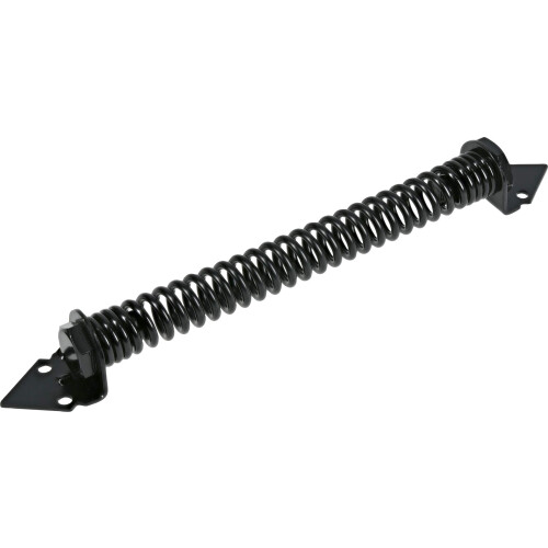 Hardware Essentials 851368 Hardware Essentials Black Self Closing Gate Spring 12in - Adjustable Tension