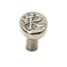 Carpe Diem Hardware 906-9 Feng Shui Knob Oval "Beleza" em Chalice