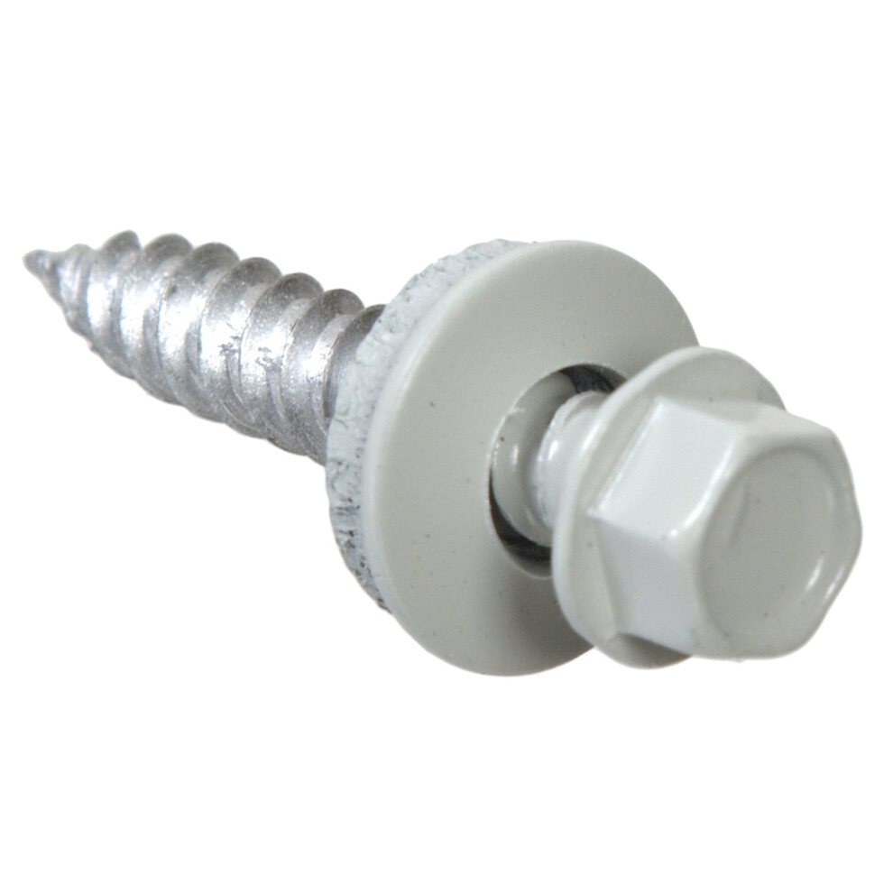 The Hillman Groupthe Hillman Group 35244 Hex Washer Head White Sheet Metal Screw 10 X 3 25-Pack 008236695304