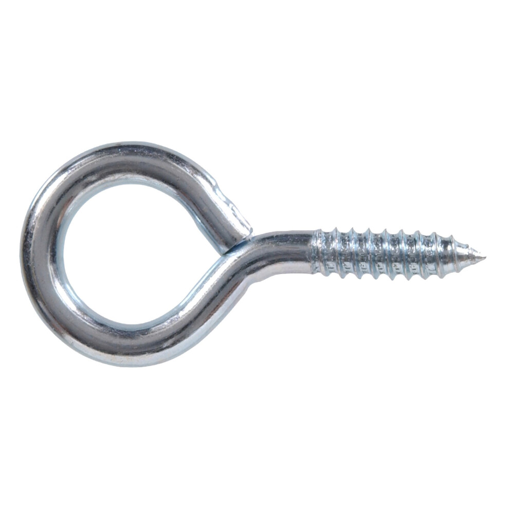 The Hillman Group 320096 .063 X 1/2"""" Zinc-Plated Small Screw Eye 100-Pack 008236092011