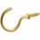 Hardware Essentials 320400 Solid Brass Cup Hooks (5/8-inch) 100 Pack 1