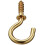 Hardware Essentials 320400 Solid Brass Cup Hooks (5/8-inch) 100 Pack 2