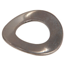 Hillman M8 Metric Wave Spring Washer 25 Pack Alloy Steel Metal Zinc Finish