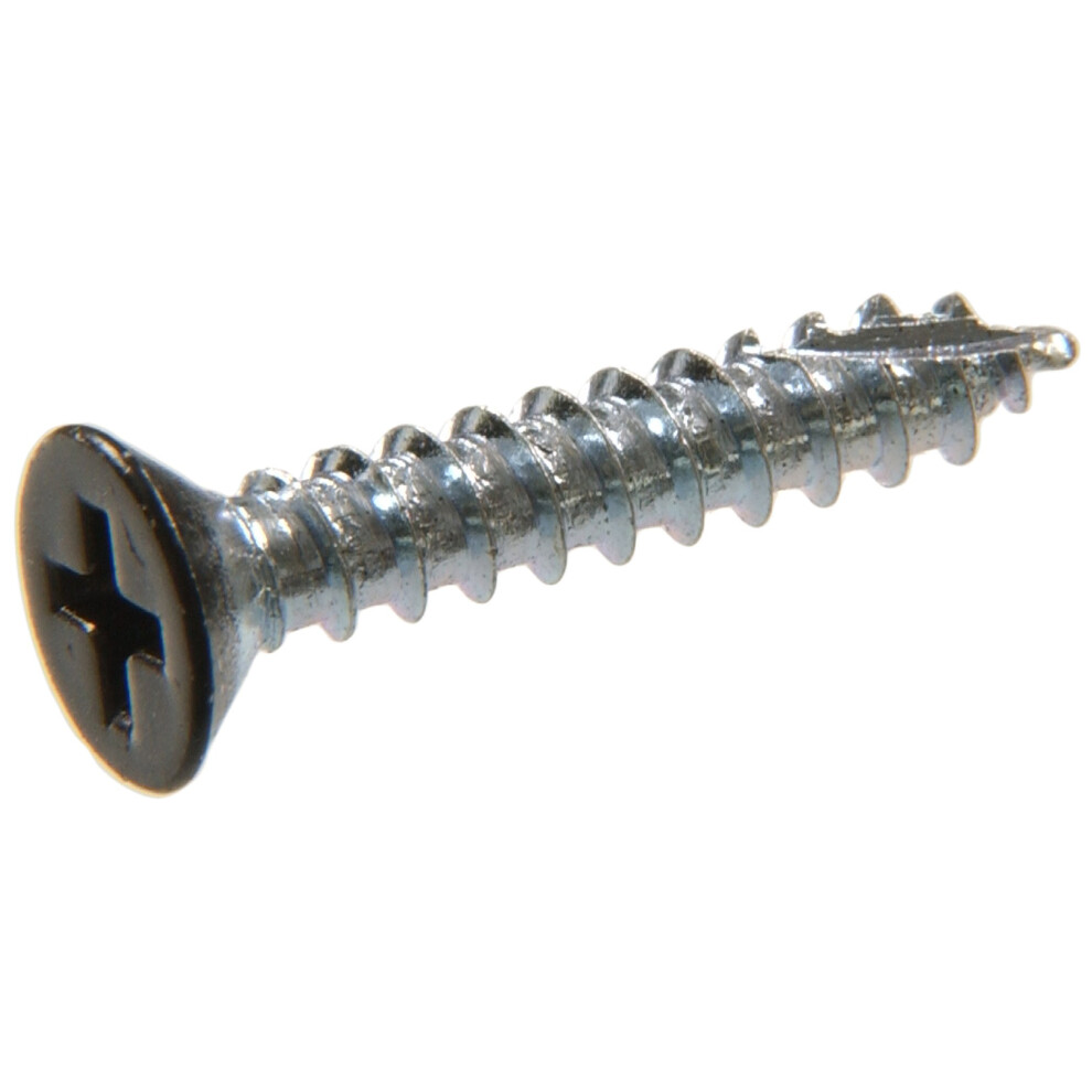 The Hillman Group 45403 9-Inch X 2-Inch Flat Phillips Wood Screw Black 15-Pack 008236904253
