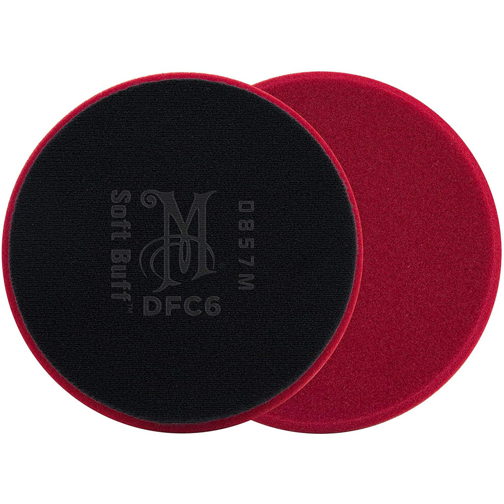 Meguiars 6 Soft Buff Da Foam Cutting Disc Dfc6 - Hook And Loop Pad For Use With A 6 Da Backing Plate Dual Action Polisher And Compound For Paint D 070382010508