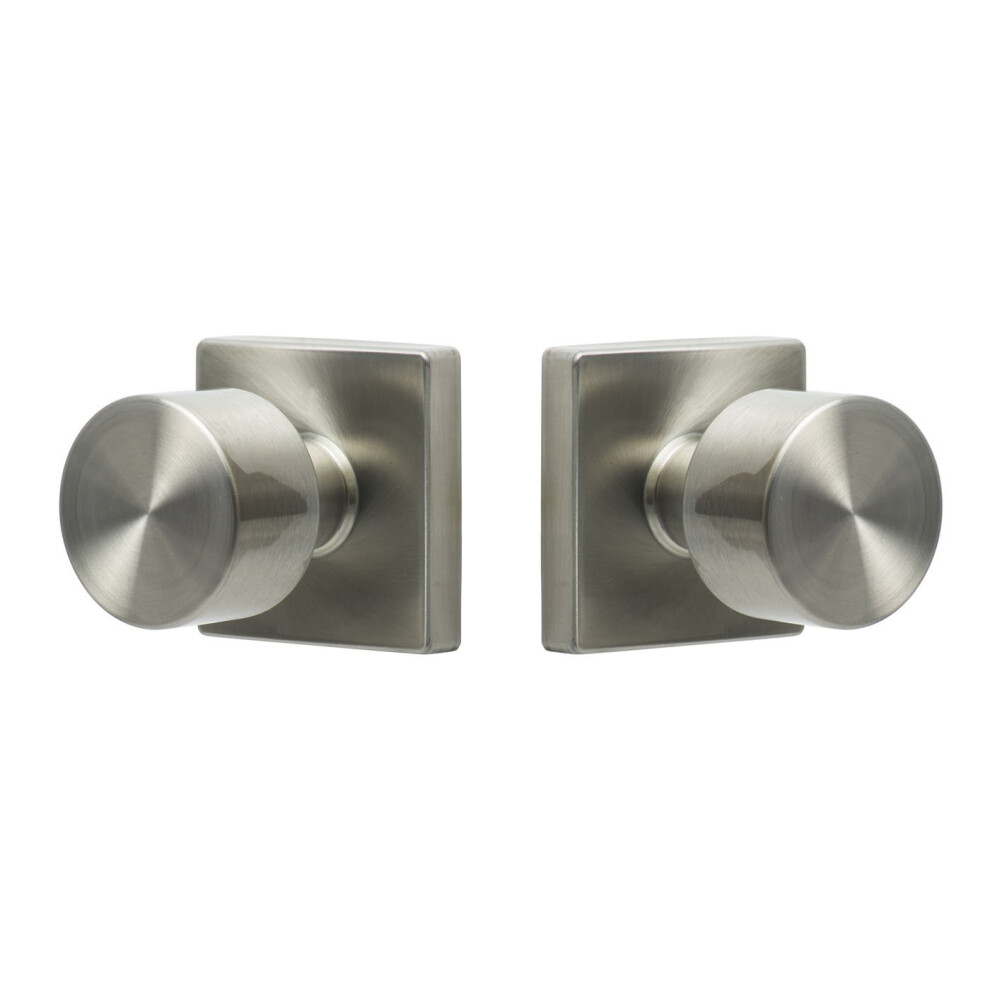 Photos - Door Handle Sure-Loc Hardware BG101-SQ 32D Bergen Square Passage Knob Satin Stainless