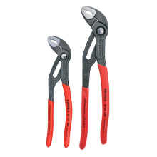 Sada klie   t    KNIPEX Cobra, 2 kusy, 87 01 180 a 87 01 250, cerven    (003120V01US)