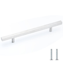 Pandora - Vierkant trekstanghandvat roestvrij staal voor lade keukenkast hardware - 12 inch