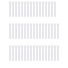 Pasow 50 stuks herbruikbare bevestiging verstelbare kabelbinders draadbeheer (6 inch wit)