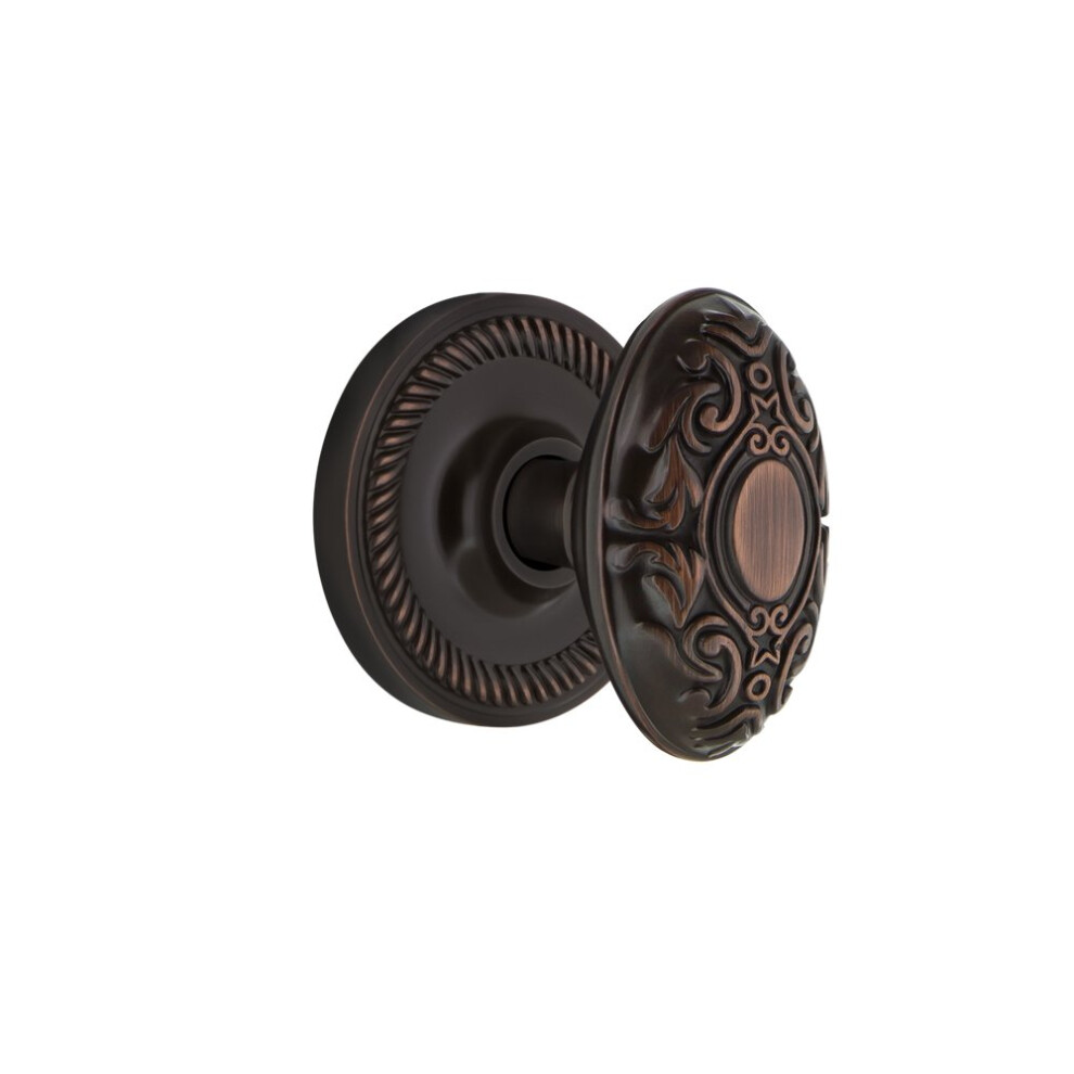 Nostalgic Warehouse Rope Rosette Victorian Door Knob 640697079523