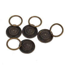 szzijia 4pcs 29mm Diâmetro Anel Vintage Puxador de Porta para Armário e Gaveta