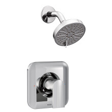 Moen genta lx chrome posi-timp quilibre co-performance moderne de douche de douche de douche et de poigne de levier soupape requise t2472ep