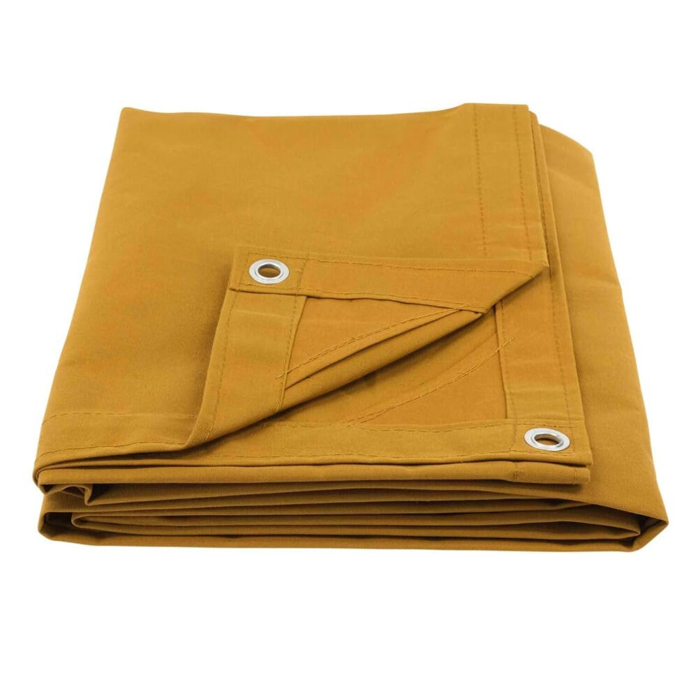Mytee Products 10' x 16' Tan Canvas Tarp 12oz Heavy Duty Water Resistant