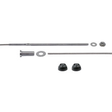 Vistaview Cabletec Fast & Easy 1/8 Zoll 20ft Kabelgelnderkit - Edelstahl 316 Fr Holzpfosten - Komplettes System DIY Installation Kit - Black En