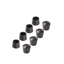 Jocon SF9001 Gumowe końcówki do nóg Końcówki do półek 1 cal Dia (25 mm) 8 szt. Czarne