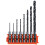 Bosch Bosch CCSDV08 Impact Tough Black Oxide Drill Bits with Clip for Custom Case System 1