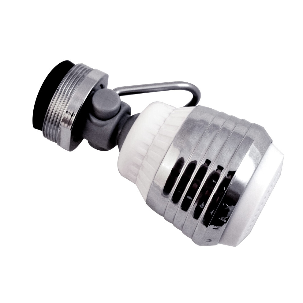 Niagara Conservation - N3115p-Fc 1.5 Gpm Kitchen Dual Spray Swivel With Pause Valve California Compliant Sink Faucet Aerator - Standard Chrome And Whi 810136024647