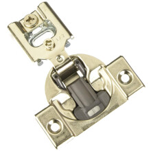 Hinge Blum 38N355BE08x20S Compact Soft-Close 1/2" Overlay Blumotion, Acabamento Níquel (Pacote de 20)