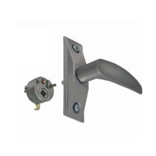 Pacific Doorware Adams Rite Style Deadlatch Lever Handle for Storefront Door Lock Aluminum (Left Hand)