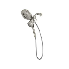 Moen Engage Magnetix Spot Resist Brushed Nickel 2-in-1 Combo Rain Shower Head with Removeable Handheld Shower Spray Featuring Magnetic Docking Syste