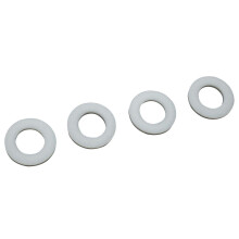 CGjiogujio 10pcs 1/2"""" 18mm x 10mm x 2mm PTFE Flat Washers
