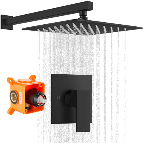 gotonovo Conjunto de Chuveiro de Chuva com Misturador de 10 Polegadas