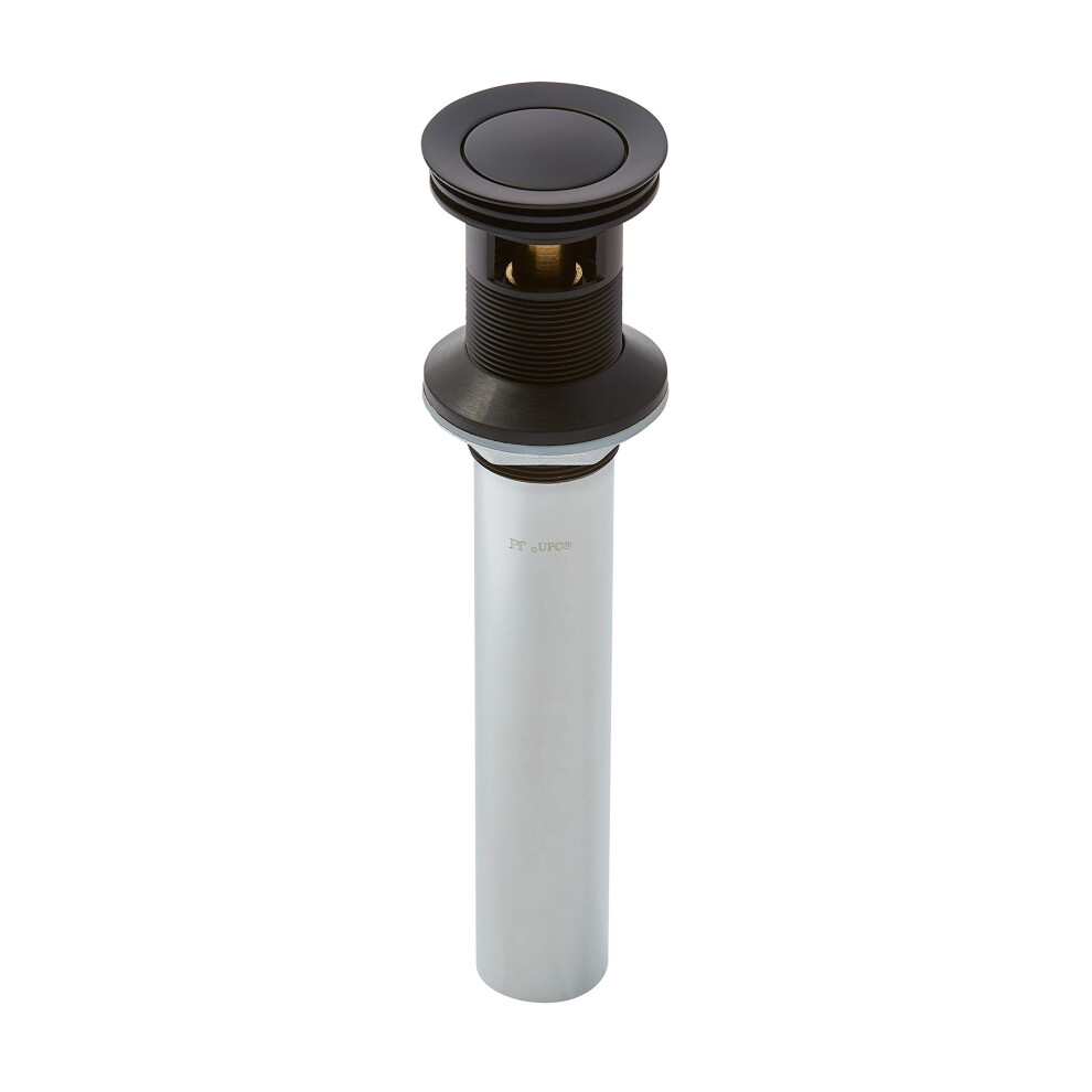 Photos - Tap Hidden Part Pfister 972-101B Push & Seal Metal Pop-up Drain Assembly for Bathroom Sink Matte Black 