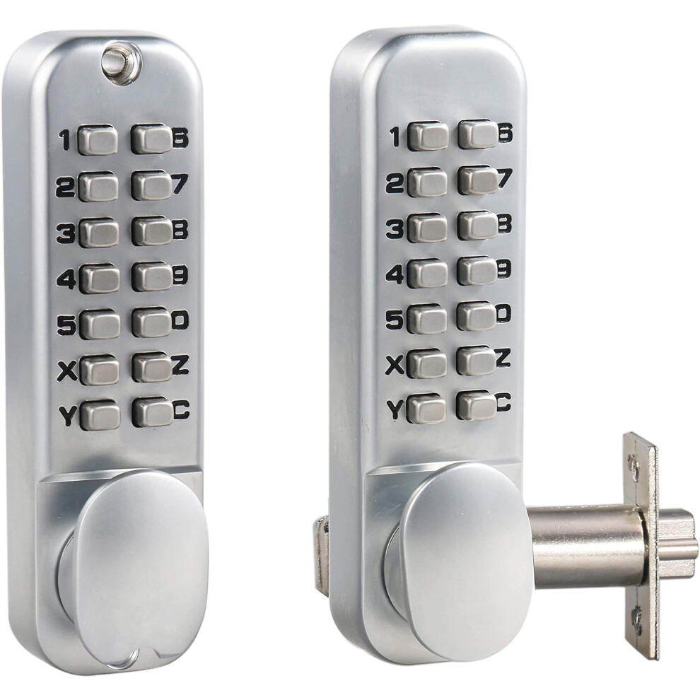 Mutex Mx920 Double Keypad Mechanical 14 Key Combination Lock Keyless Entry Security For Home Gates Fences Windows Hotel Airbnb 749363931230