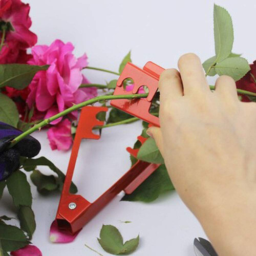 LuFOX 4PCS Ferramenta Removedora de Espinhos de Rosa e Luvas de Jardim 1
